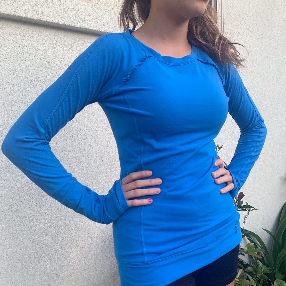 Blue Workout Shirt